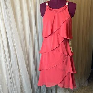 S.L. Fashions Tulip Tier / color: Umb Red / Size 6